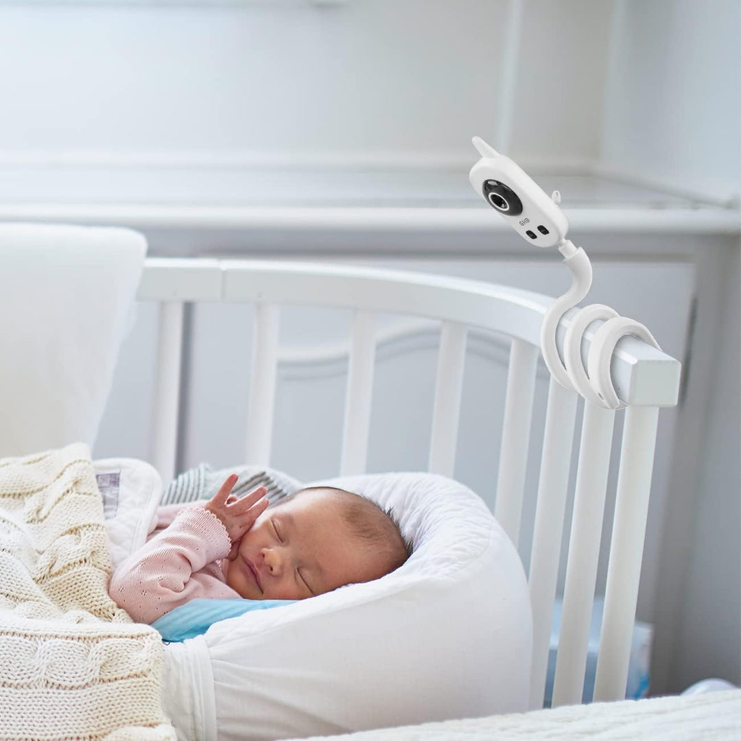 HOLACA Babyphone Halterung Flexible Krippenhalterung für GHB Babyphone Kamera Video Baby Monitor 2,4