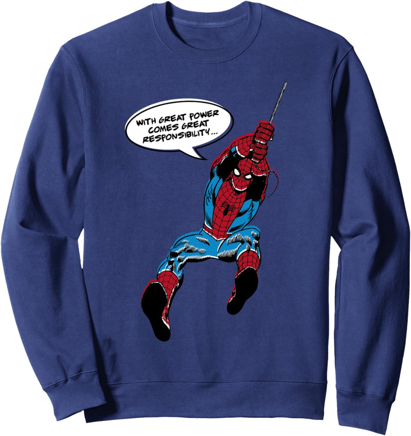 Marvel The Amazing Spider-Man Simple Comic Bubble Sweatshirt