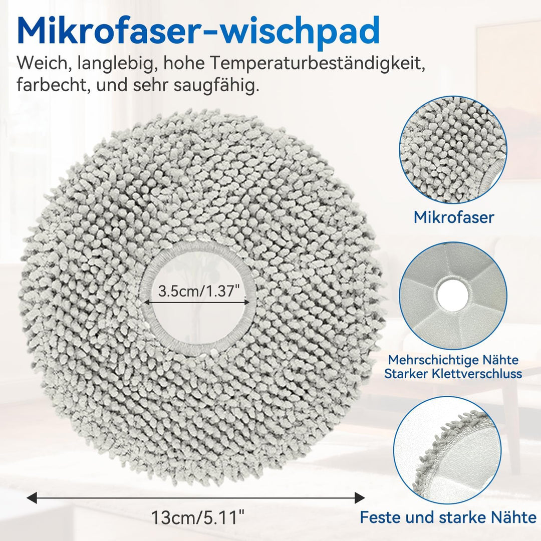 18 Stück Zubehör für ECOVACS DEEBOT T50 Pro Omni Gen2/T50 Pro Omni | T50 Omni/T50 Omni Gen2 Saugrobo