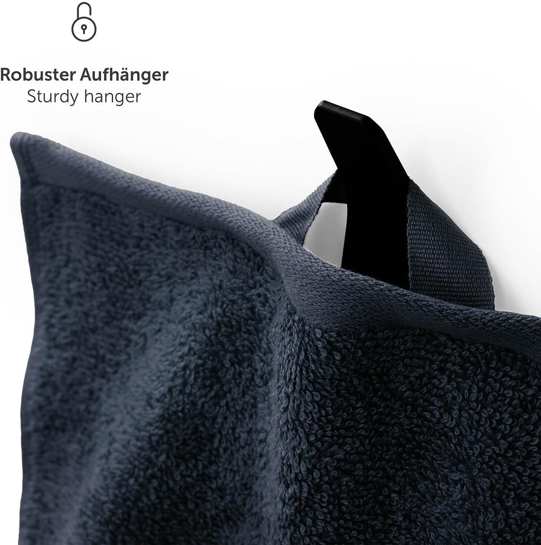 Blumtal Premium Frottier Handtücher Set mit Aufhängschlaufen - Baumwolle Oeko-TEX Zertifiziert, weic