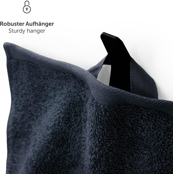 Blumtal Premium Frottier Handtücher Set mit Aufhängschlaufen - Baumwolle Oeko-TEX Zertifiziert, weic