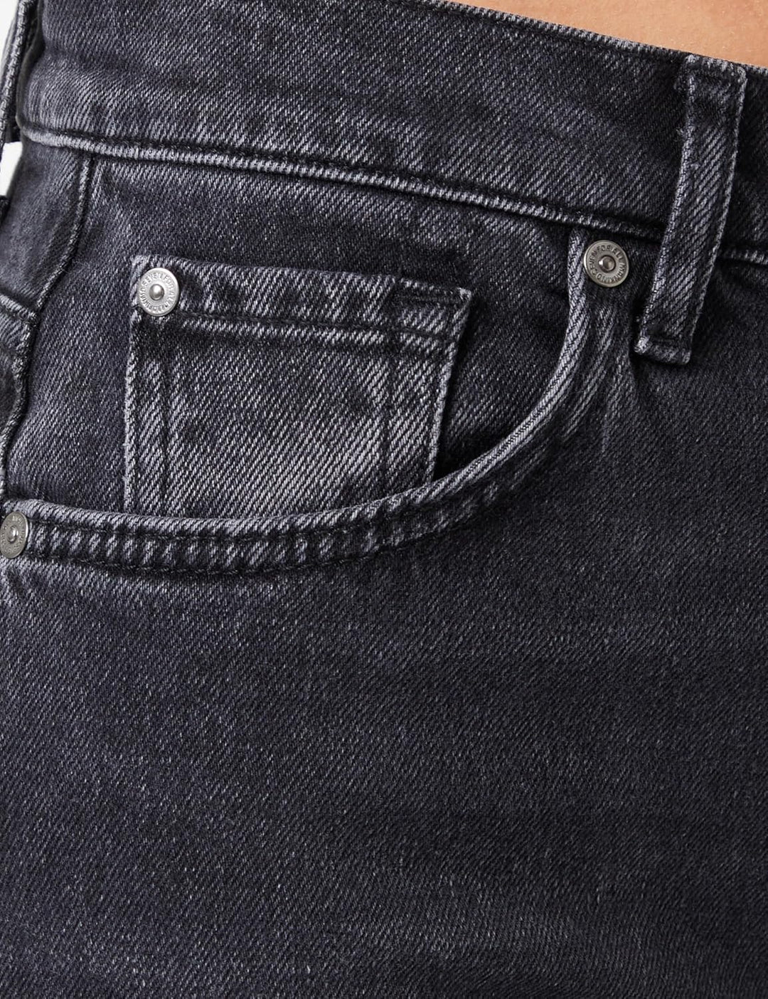 7 For All Mankind Damen Jeans 25 Schwarz, 25 Schwarz