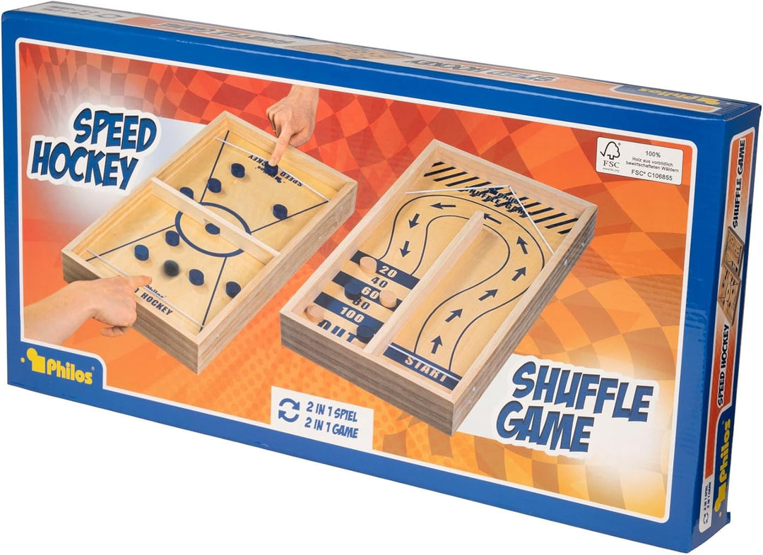 Philos 3239 - Shuffle Game & Speed Hockey, Tischspiel