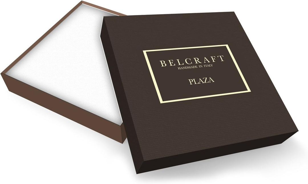 Tivoli Plaza Fotoalbum aus recyceltem Leder, Handgearbeitet in klassischem italienischem Stil, Gesch