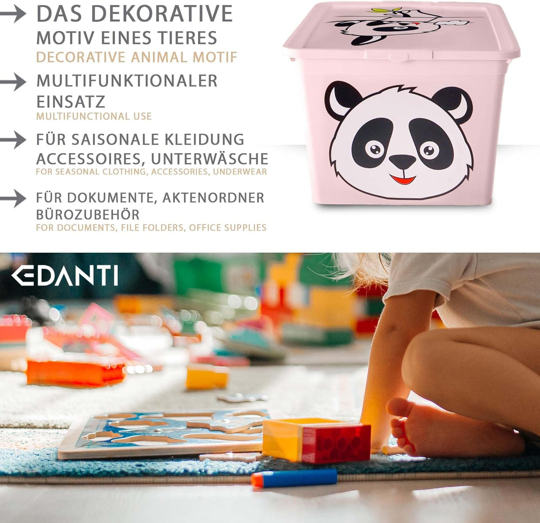 Aufbewahrungsbox Für Kinder Kunststoffbehälter Spielzeugbehälter Spielzeugkiste Kinderzimmer Kinderb