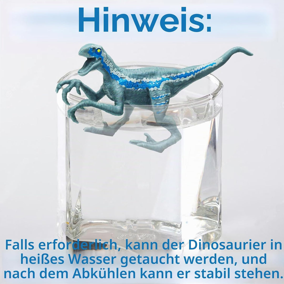 Oriate Dinosaurier Catch n Run Kampfspielset, inklusive Big Trex & Carnotaurus 12 Miniatur-Dino-Figu