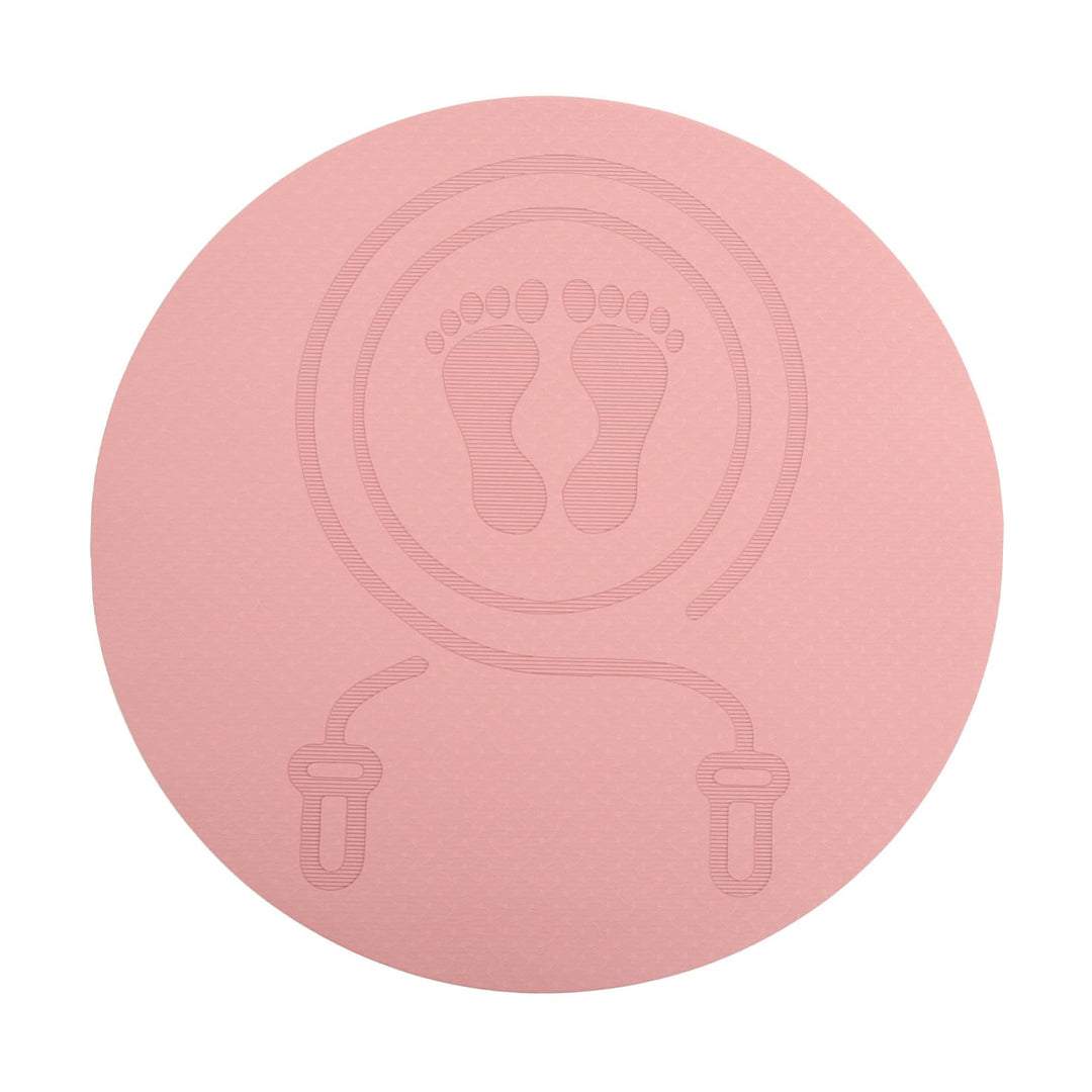 Zerodeko Tpe Seilspringmatte mit Stossdämpfender Funktion und Rutschfester Oberfläche Rosa Fitnessma