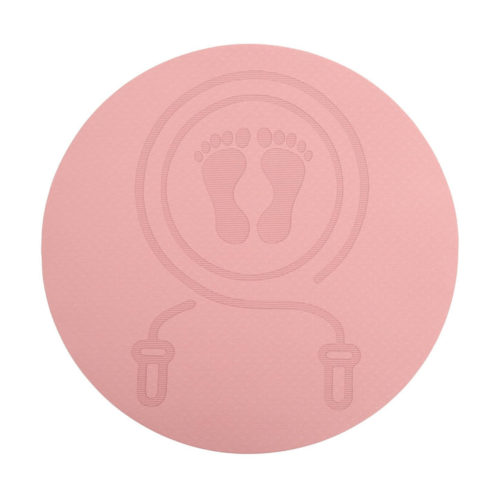 Zerodeko Tpe Seilspringmatte mit Stossdämpfender Funktion und Rutschfester Oberfläche Rosa Fitnessma