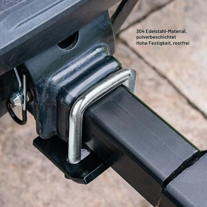 Keenso Anhängerkupplung Klemme, Anhängerkupplung Spanner 304 Edelstahl Anti Rattle Stabilizer für 1,
