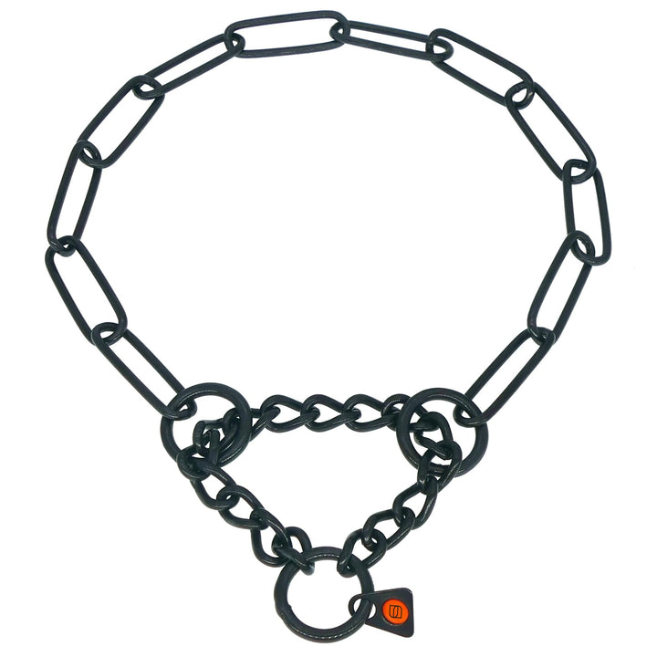 Sprenger Hundehalskette mit Durchzugskette 3mm I Edelstahl rostfreies Hundehalsband für langhaar Hun