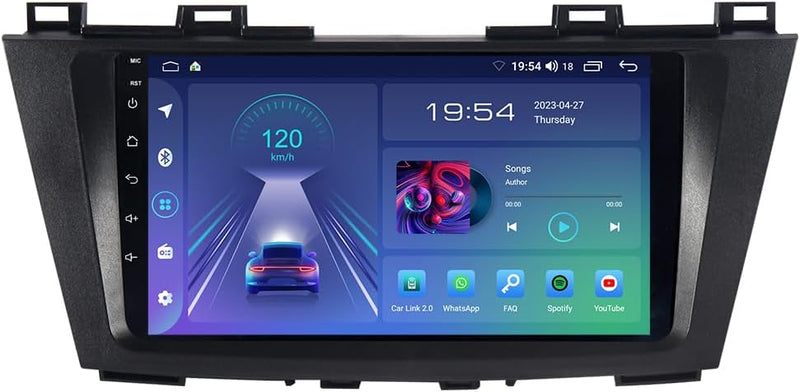 ACAVICA 2+32GB 9 Zoll Android 12 Radio für Mazda 5 iii CW 2010-2015 GPS Navigator Sat NAV mit Wirele