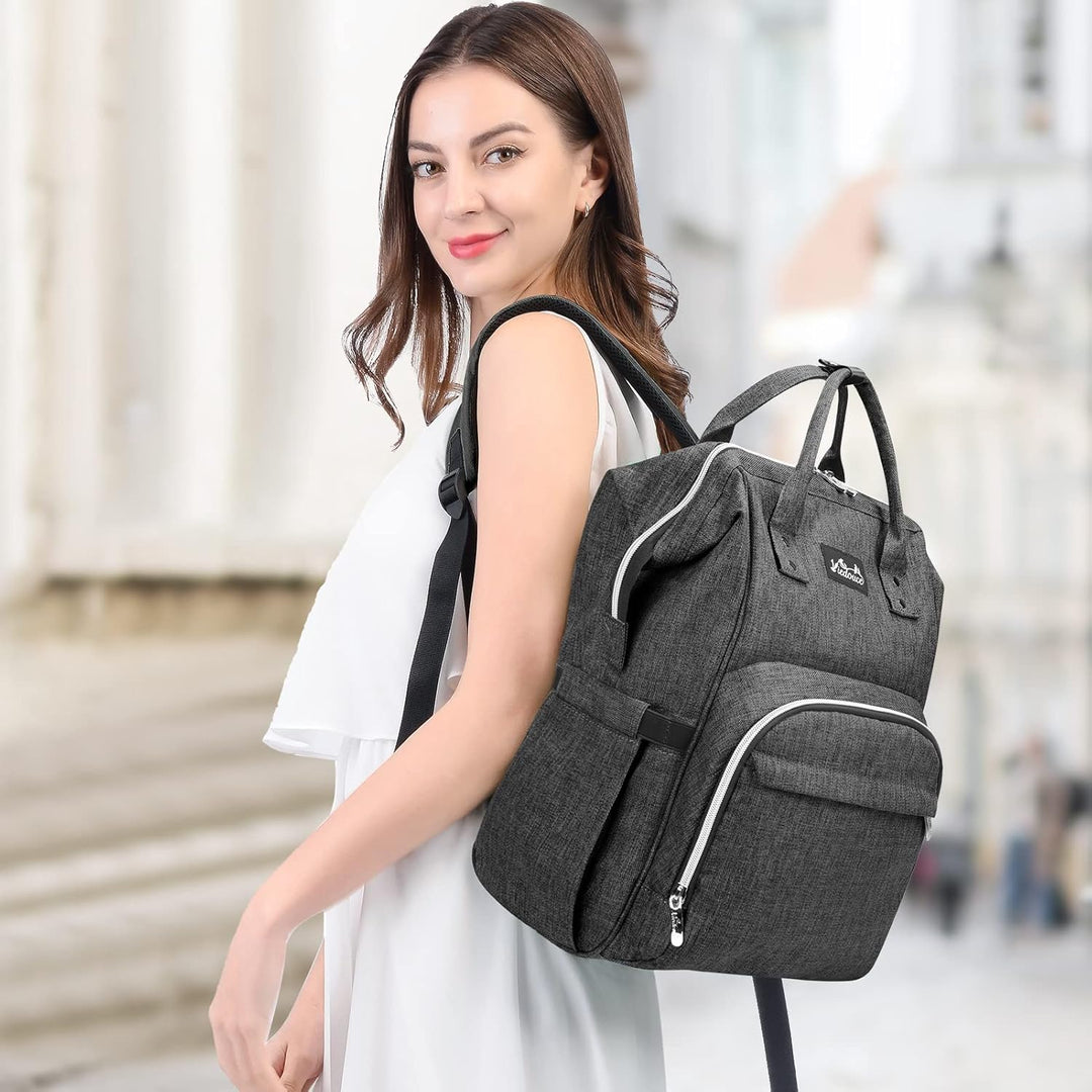 Viedouce Baby Wickelrucksack Wickeltasche Babytasche,Wasserdicht Oxford Grosse Kapazität für ausgehe