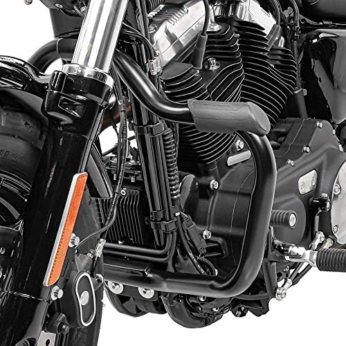 Sturzbügel für Harley Davidson Sportster 1200 T Superlow (XL 1200 T) 14-20 Craftride Mustache schwar