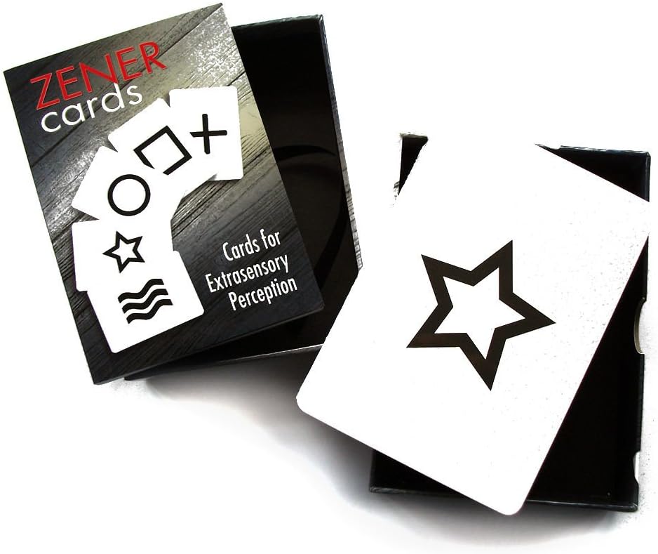 Zener Karten Hardbox Set für ESP 25 Karten + mehrsprachiges Handbuch