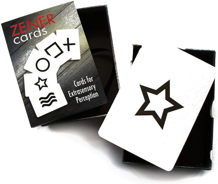 Zener Karten Hardbox Set für ESP 25 Karten + mehrsprachiges Handbuch