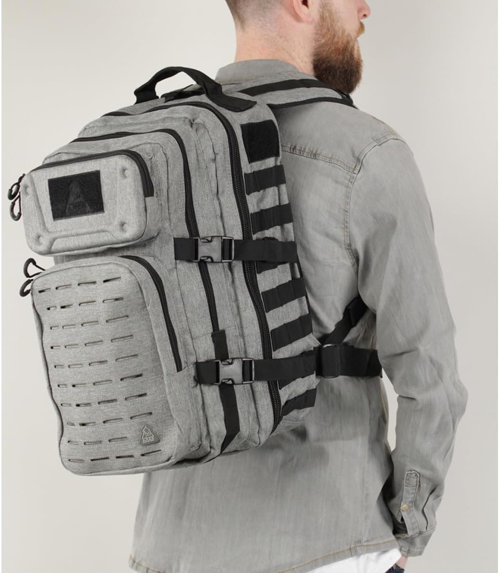 ARES - Sac à dos 40 L Baroud BOX - A.R.E.S - Gris LIGHT GREY