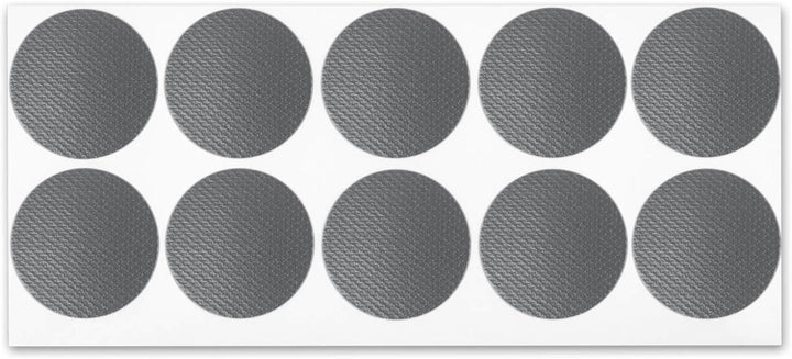 2500 Gewebeklebepunkte Klebepunkte 30 mm rund silber grau Gewebepunkte 135030