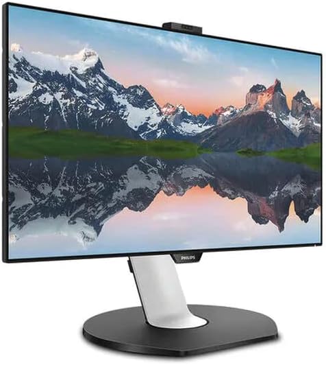 Philips 329P9H - 32 Zoll UHD USB-C Docking Monitor, Webcam, höhenverstellbar (3840x2160, 60 Hz, HDMI