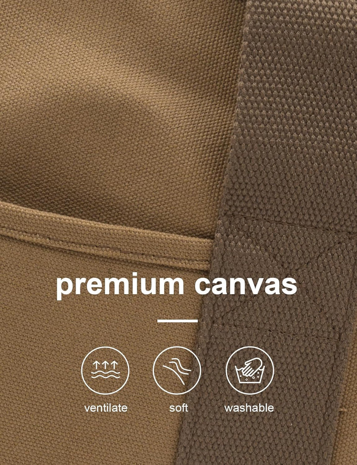 Damen Mittelgross Handtasche Canvas Satchel Tote Bag Schultertasche Shopper für Bücher Alltag Arbeit