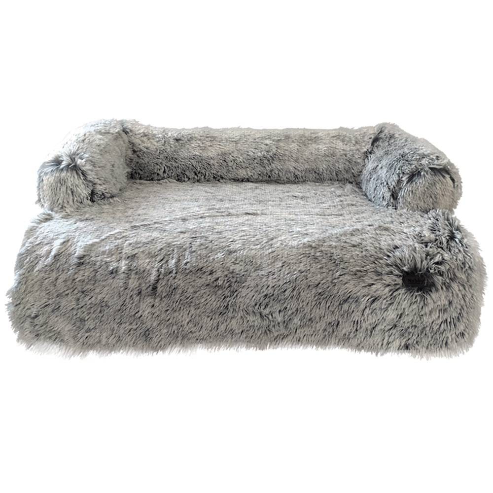 Nobby 61769 Sofamatte eckig NURU grau; L x B x H: 91 x 74 x 10 cm