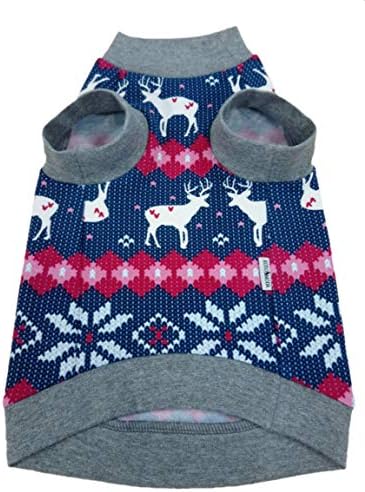 Kotomoda Cat's Warm T-Shirt fьr hireless Cats Santa's Deer Sweater (S), S