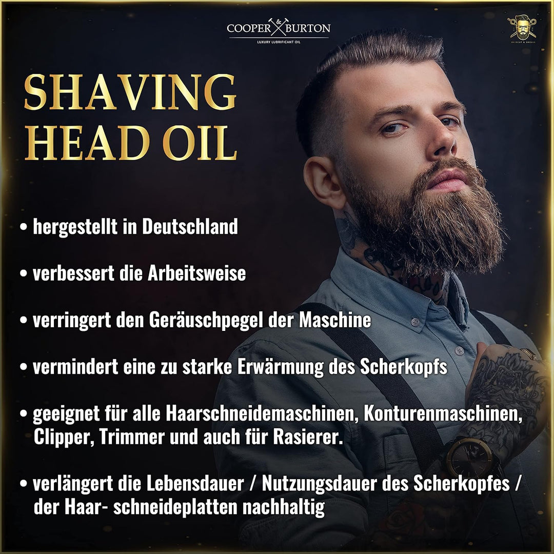 Scherkopföl als Trimmer- & Scheröl 3er Spar Set | Scherkopf Öl für Haarschneidemaschine, Haarschneid
