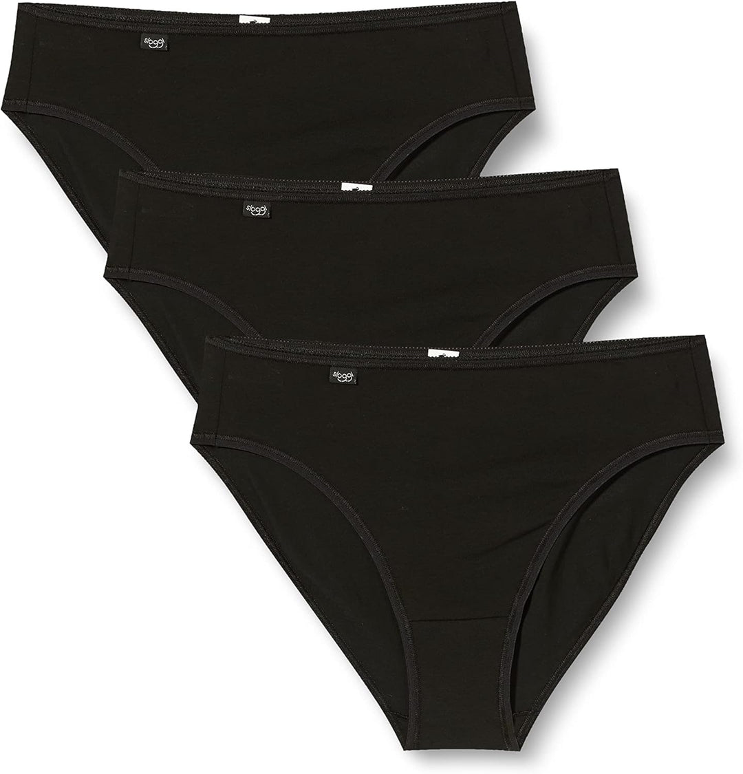 Sloggi Damen Unterhose (3er Pack) 40 Schwarz (Noir), 40 Schwarz (Noir)
