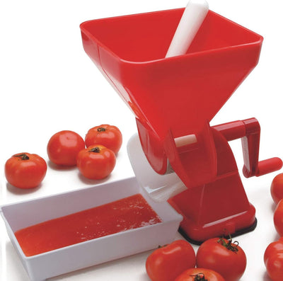 Tomaten-Ketchup-Maschine, Langlebige Tomatenpresse Manuelle Tomaten-Edelstahl-Entsafter-Saucen-Herst