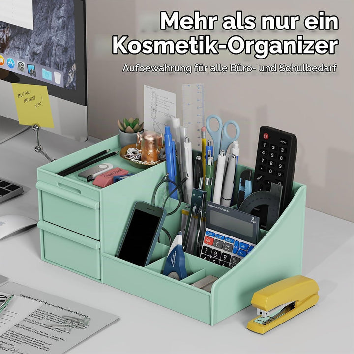 Make Up Kosmetik Organizer mit Schubladen, Makeup Organizer Aufbewahrung Kosmetikbox für Waschtische