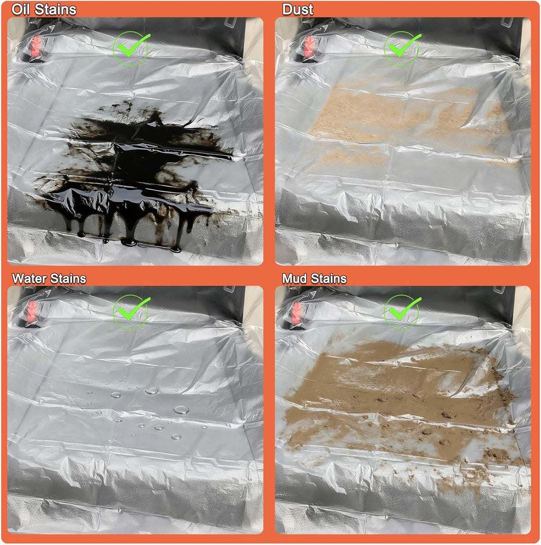 100 Stück Auto Einweg Kunststoff Sitzbezüge Fahrzeug Schutz Mechaniker Valet (1,5 kg), 1,5 kg