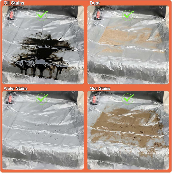 100 Stück Auto Einweg Kunststoff Sitzbezüge Fahrzeug Schutz Mechaniker Valet (1,5 kg), 1,5 kg