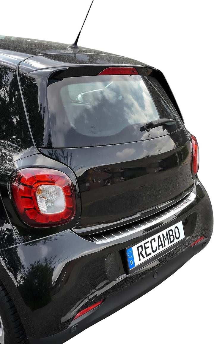 Ladekantenschutz Edelstahl CHROM kompatibel für Smart ForFour | W453 | BJ 2014-2019 | premium Qualit