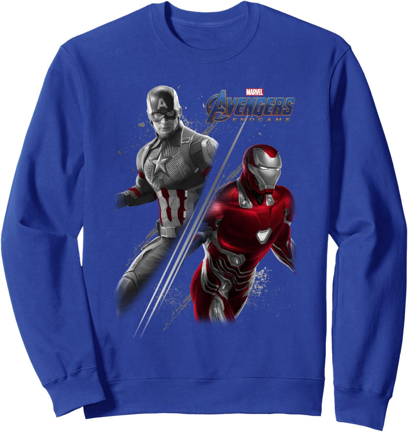 Marvel Avengers Endgame Captain America Iron Man Poster Sweatshirt