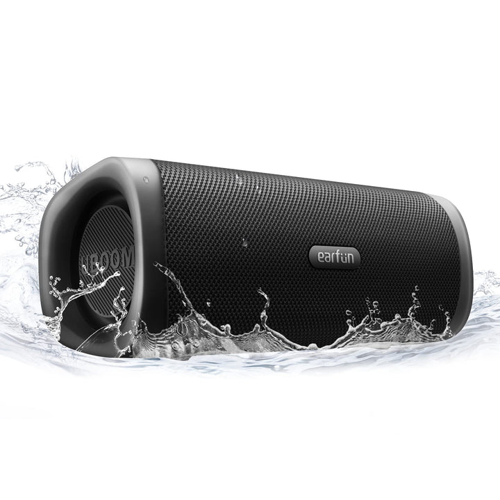 EarFun UBOOM L Bluetooth Lautsprecher, Kabelloser Lautsprecher 28W Stereo Sound, Satte Bässe mit 2 T