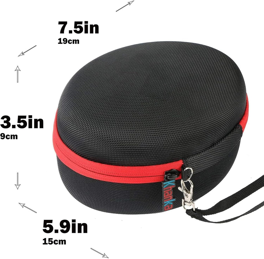 Khanka Hart Kopfhörer Tasche Für OneOdio DJ Kopfhörer Over-Ear Headset, Nur Tasche. (Rot Reissversch
