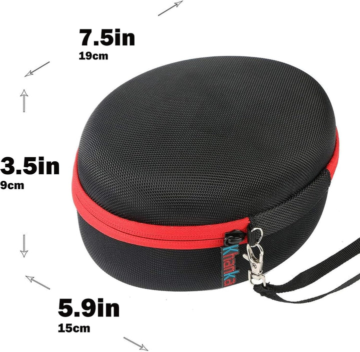 Khanka Hart Kopfhörer Tasche Für OneOdio DJ Kopfhörer Over-Ear Headset, Nur Tasche. (Rot Reissversch