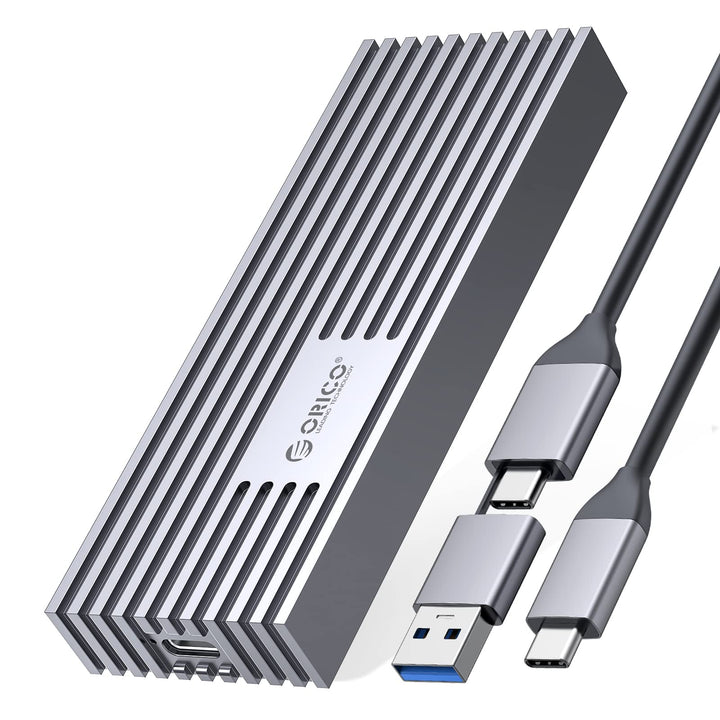 ORICO M.2 NVMe SSD Gehäuse auf 20Gbps USB3.2 Gen2x2 USB-C PCIe Adapter für NVMe M-Key/M+B Key SSD 22
