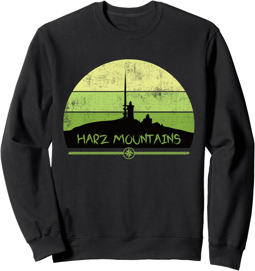 Harz Mountains Brocken Berge Wandern, Urlauber Wandergruppen Sweatshirt