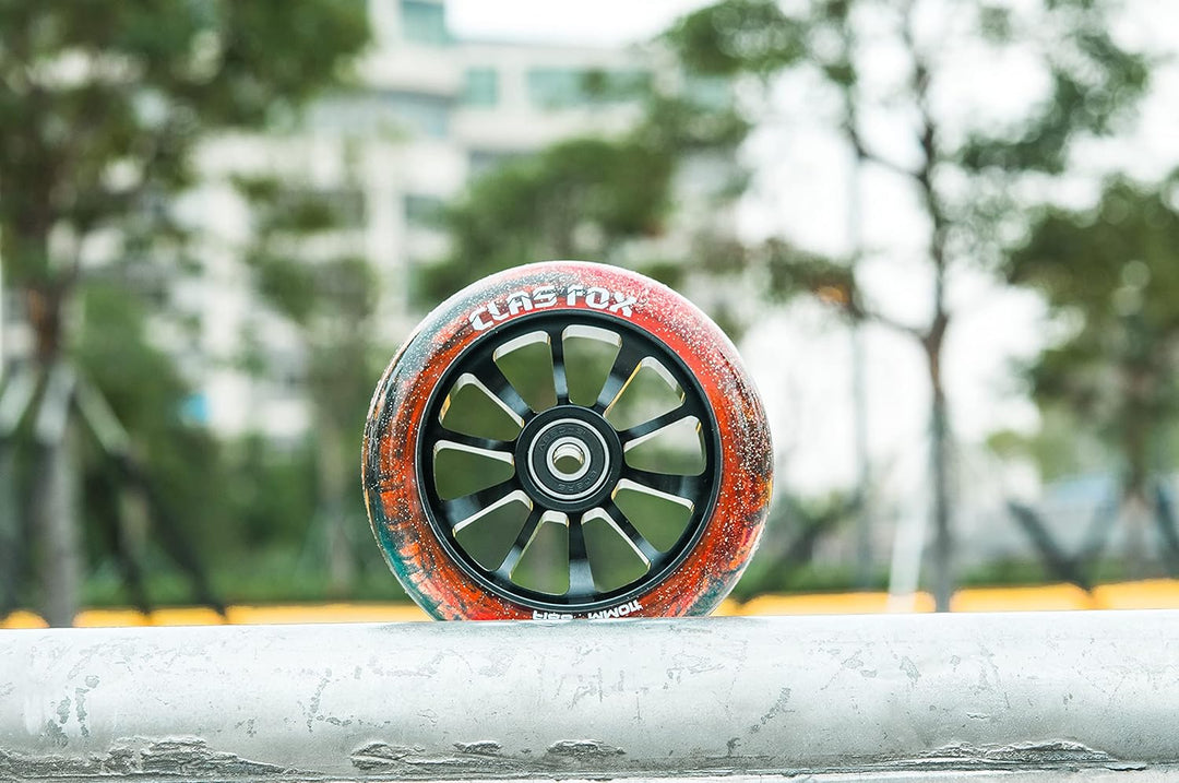 CLAS FOX Pro Stunt Scooter Rollen Roller Räder 110mm EIN Paar mit ABEC-9 Kugellager CNC Metallker (2