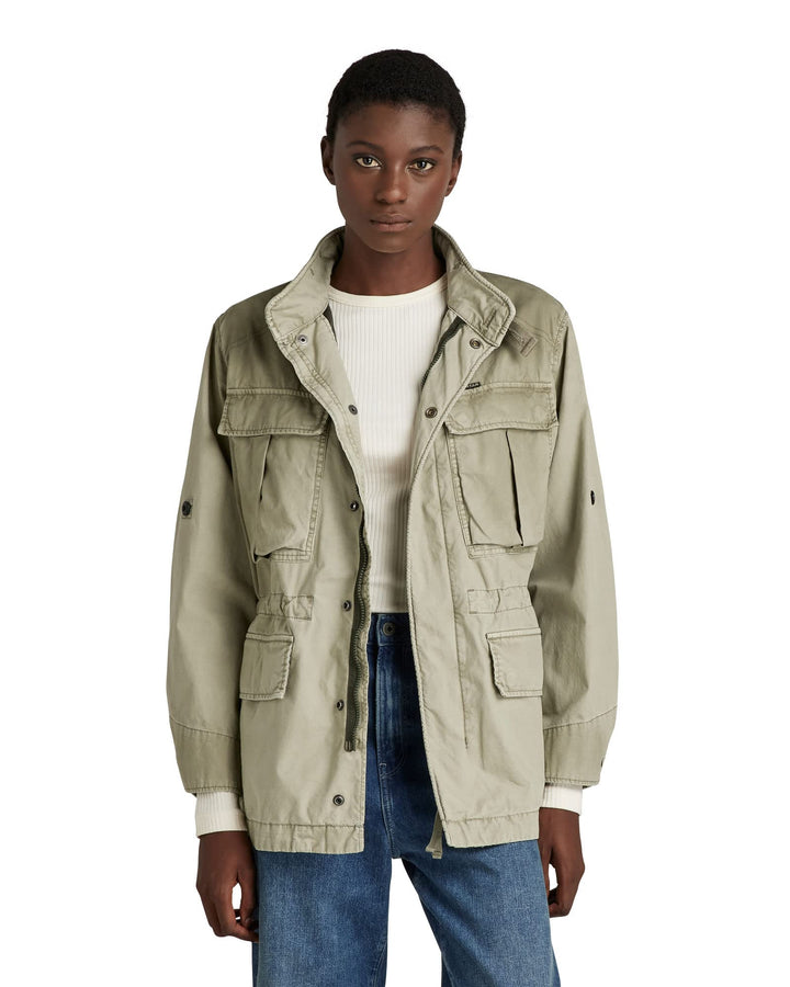 G-STAR RAW Damen Field Overshirts M Grün (Shamrock Vintage Gd D21427-9740-d187), M Grün (Shamrock Vi