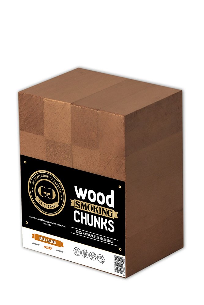 Grillgold Räucherholz 16 Wood Smoking Chunks Erle