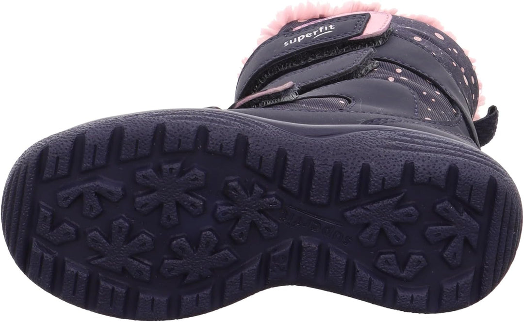 Superfit Mädchen Crystal Schneestiefel 25 EU Blau Rosa 8000 0, 25 EU Blau Rosa 8000 0