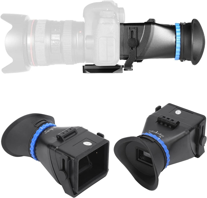 ST-1-Kamera-Bildschirmsucher, Sucher mit 3-facher Lupe für Kamera-Camcorder mit 3 Zoll/3,2 in Bildsc
