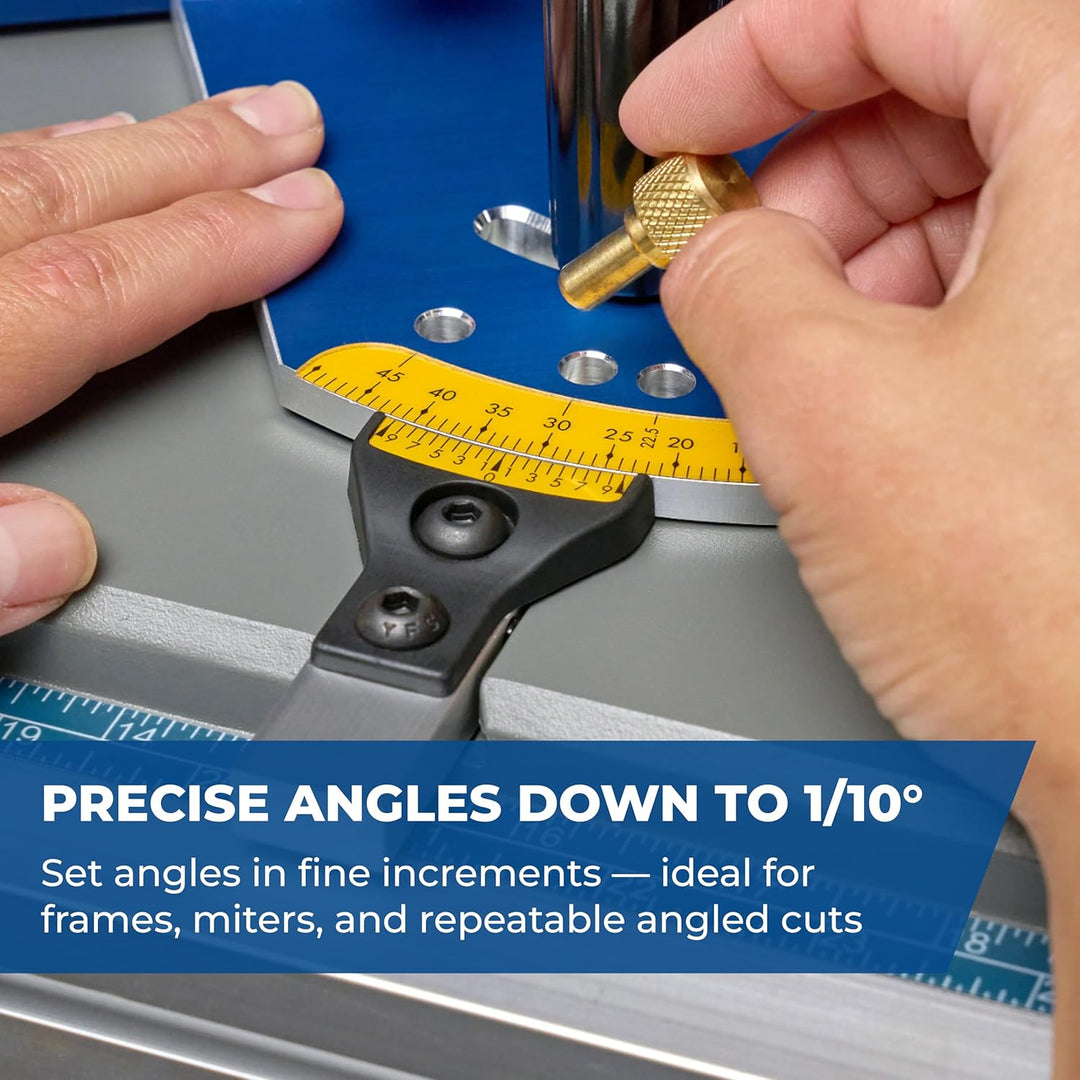 Kreg KMS7102 Tischsägen-Präzisions-Gehrungslehre-System – werkseitig kalibriert – mit Gehrungslehre