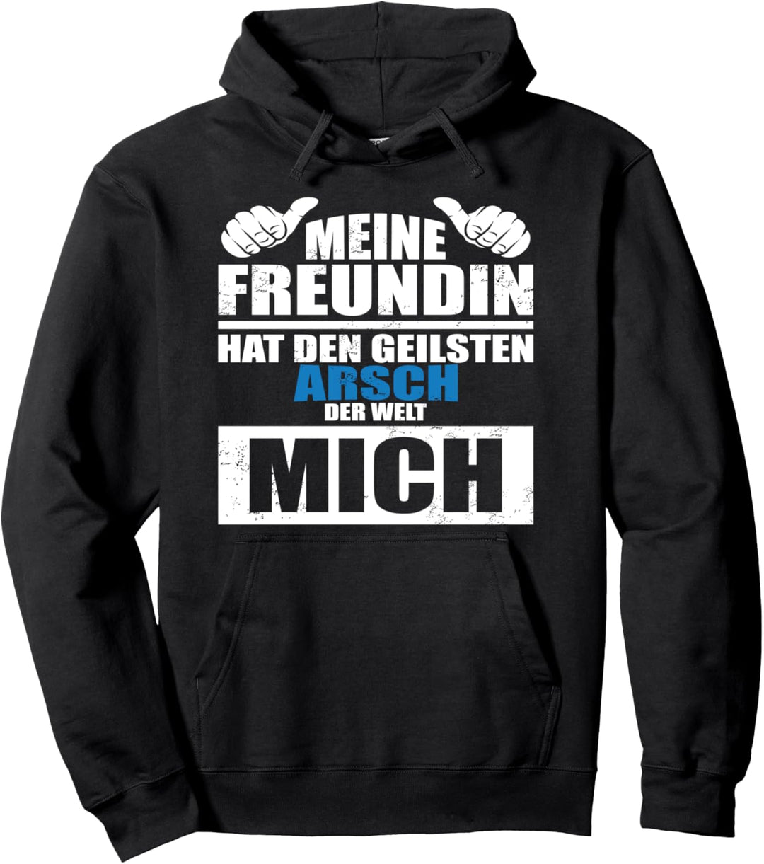 Geilsten Arsch Welt Outfit I Freundin Frau Freund Spruch Pullover Hoodie