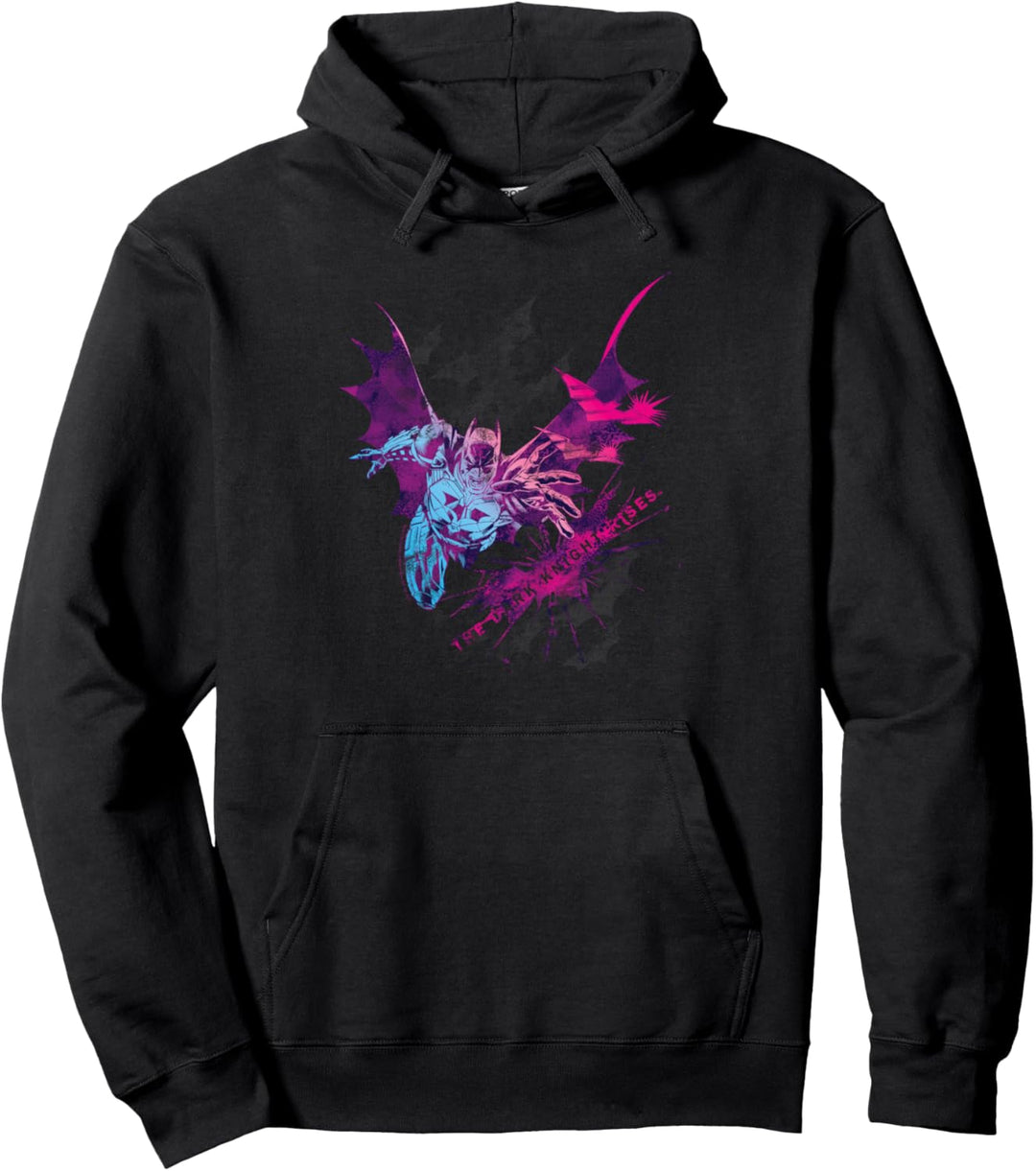Batman Dark Knight Rises Purple Batarang Pullover Hoodie