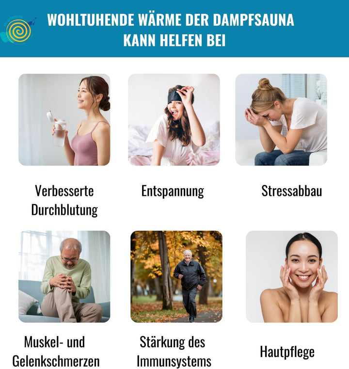 CHI-ENTERPISE - Dampfsauna Svedana | Stecksauna mit elektronischem Dampferzeuger, praktischer Fernbe