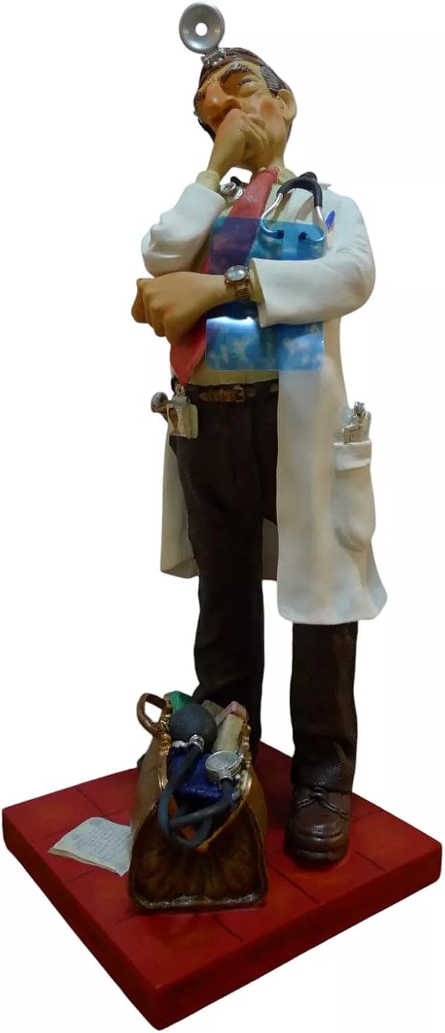 Guillermo Forchino FO84003 Figur der Doktor, Kunstharz, Mehrfarbig, 20 x 10 x 24 cm
