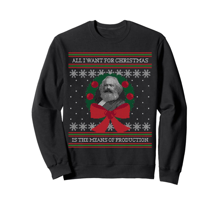 "Seize the Means of Production" Weihnachtspullover Stil Tee Sweatshirt