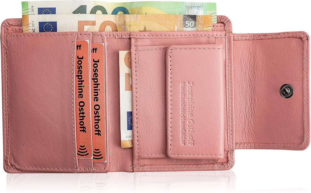 Josephine Osthoff Geldbörse Damen Portemonnaie klein KleinGeldbörse Herren Slim Münzbörse Geldbeutel